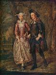 'Lovers in a Park', 1745 (1931)-Marcellus Laroon the Younger-Mounted Giclee Print