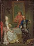 A Dinner Conversation (A Man and Woman Drinking at Supper)-Marcellus the Younger Laroon-Giclee Print