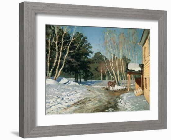 March, 1895-Isaak Ilyich Levitan-Framed Giclee Print