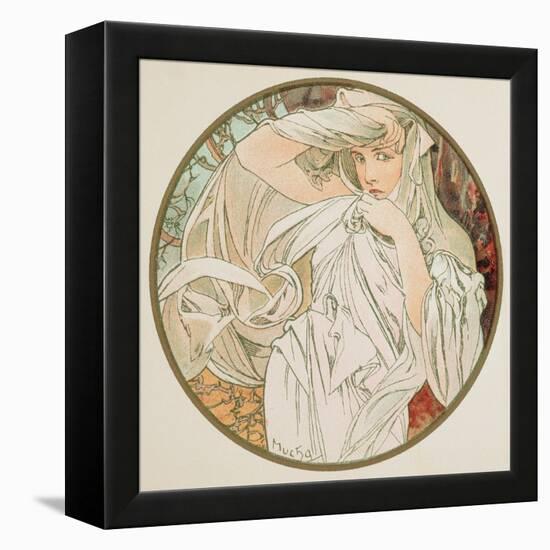 March, 1899 (Detail)-Alphonse Mucha-Framed Premier Image Canvas