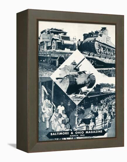 March. 1942-null-Framed Premier Image Canvas