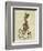 March Hare on Penny Farthing-Fab Funky-Framed Art Print