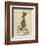 March Hare on Penny Farthing-Fab Funky-Framed Art Print