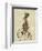 March Hare on Penny Farthing-Fab Funky-Framed Art Print