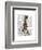 March Hare on Penny Farthing-Fab Funky-Framed Art Print