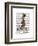 March Hare on Penny Farthing-Fab Funky-Framed Art Print