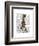 March Hare on Penny Farthing-Fab Funky-Framed Art Print