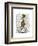 March Hare on Penny Farthing-Fab Funky-Framed Art Print