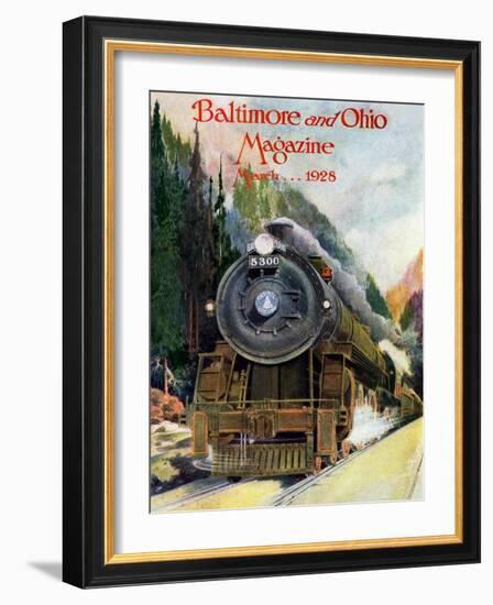 March in 1928-Charles H. Dickson-Framed Giclee Print