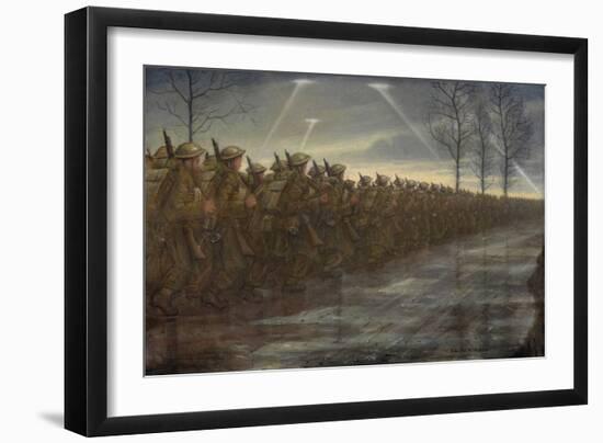 March of Civlisation, 1940 (Oil on Canvas)-Christopher Richard Wynne Nevinson-Framed Giclee Print