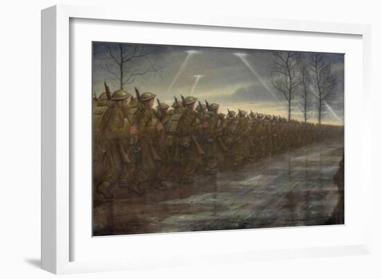 March of Civlisation, 1940 (Oil on Canvas)-Christopher Richard Wynne Nevinson-Framed Giclee Print