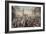 March of the Guards to Finchley, Illustration from 'Hogarth Restored: the Whole Works of the…-William Hogarth-Framed Giclee Print