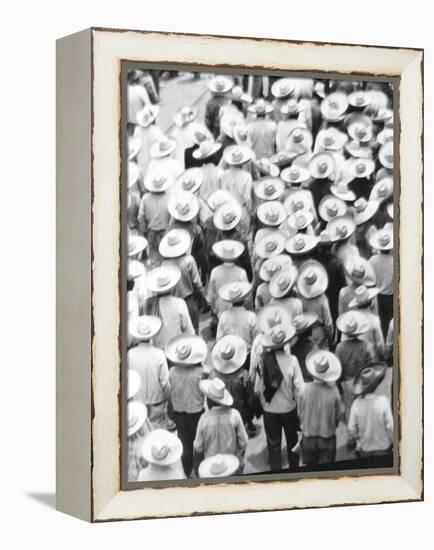 March of the Workers, Mexico City, 1926-Tina Modotti-Framed Premier Image Canvas