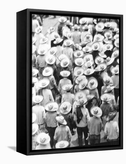 March of the Workers, Mexico City, 1926-Tina Modotti-Framed Premier Image Canvas