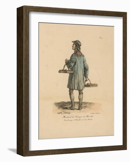 Marchand De Fromages De Marolles-Antoine Charles Horace Vernet-Framed Giclee Print