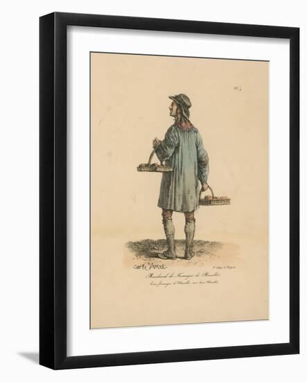 Marchand De Fromages De Marolles-Antoine Charles Horace Vernet-Framed Giclee Print