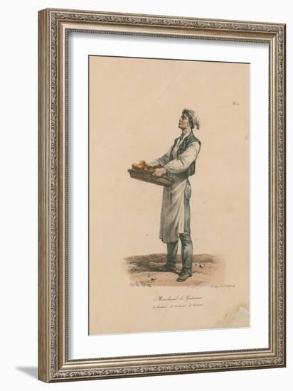 Marchand De Gateaux-Antoine Charles Horace Vernet-Framed Giclee Print