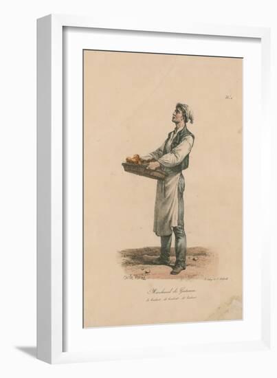 Marchand De Gateaux-Antoine Charles Horace Vernet-Framed Giclee Print