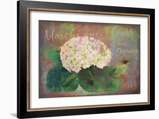 Marche? Aux Fleur - Flower Market-Cora Niele-Framed Giclee Print