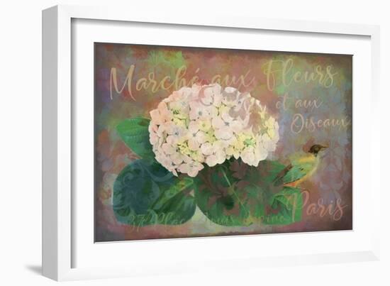 Marche? Aux Fleur - Flower Market-Cora Niele-Framed Giclee Print