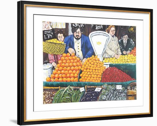 Marche Daguerre-David Azuz-Framed Collectable Print