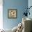 Marche de Fleurs Blue II-Lisa Audit-Framed Stretched Canvas displayed on a wall