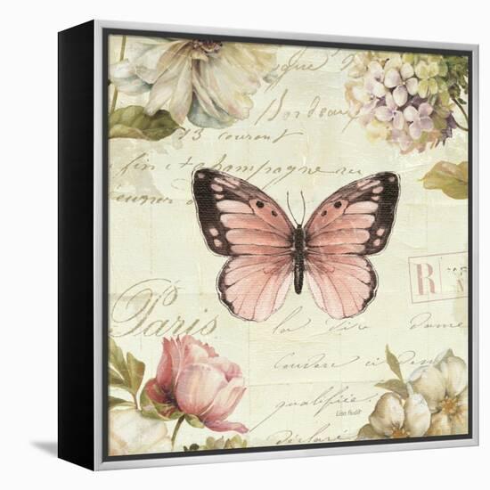 Marche de Fleurs Butterfly I-Lisa Audit-Framed Stretched Canvas