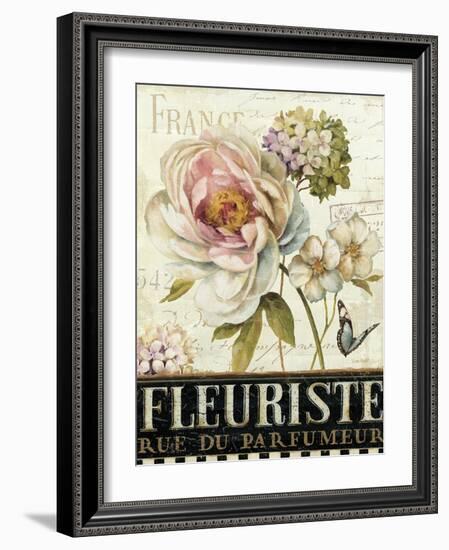 Marche de Fleurs III-Lisa Audit-Framed Art Print