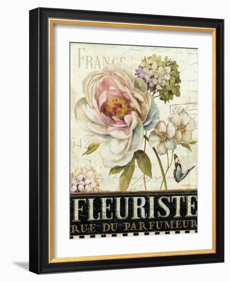 Marche de Fleurs III-Lisa Audit-Framed Art Print