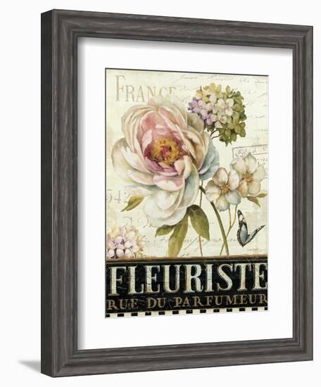 Marche de Fleurs III-Lisa Audit-Framed Art Print