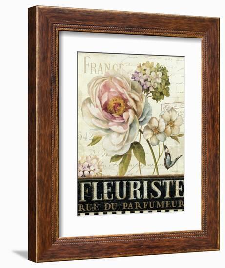 Marche de Fleurs III-Lisa Audit-Framed Art Print