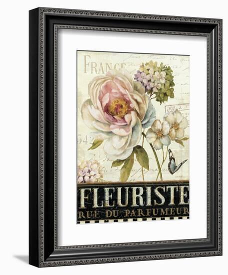 Marche de Fleurs III-Lisa Audit-Framed Art Print