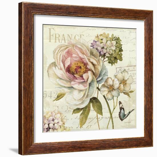 Marche de Fleurs III-Lisa Audit-Framed Art Print