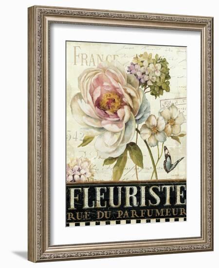 Marche de Fleurs III-Lisa Audit-Framed Art Print