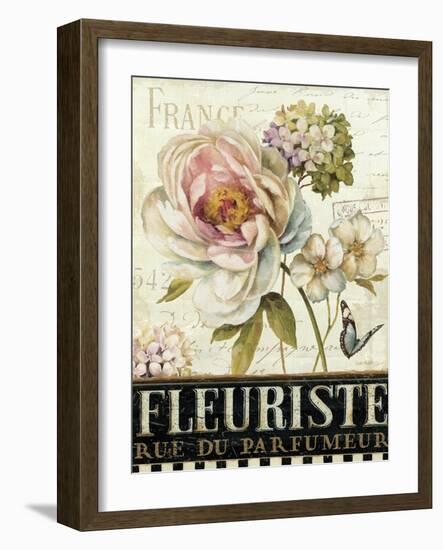 Marche de Fleurs III-Lisa Audit-Framed Art Print