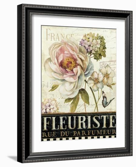 Marche de Fleurs III-Lisa Audit-Framed Art Print