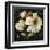 Marche de Fleurs on Black II-Lisa Audit-Framed Art Print