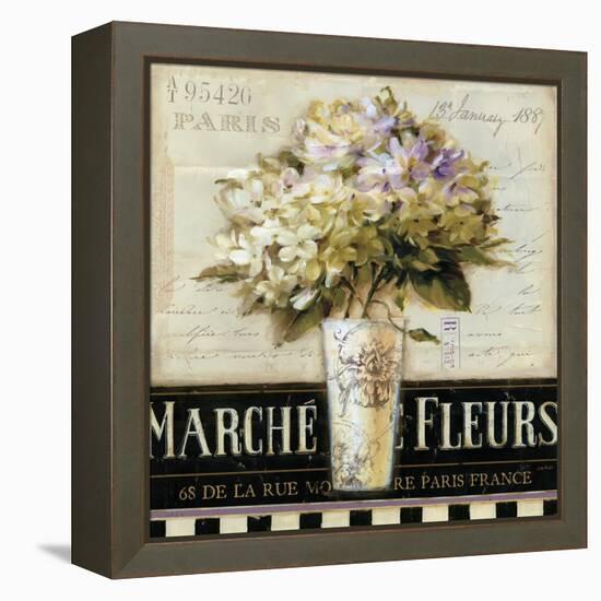 Marche de  Fleurs-Lisa Audit-Framed Stretched Canvas