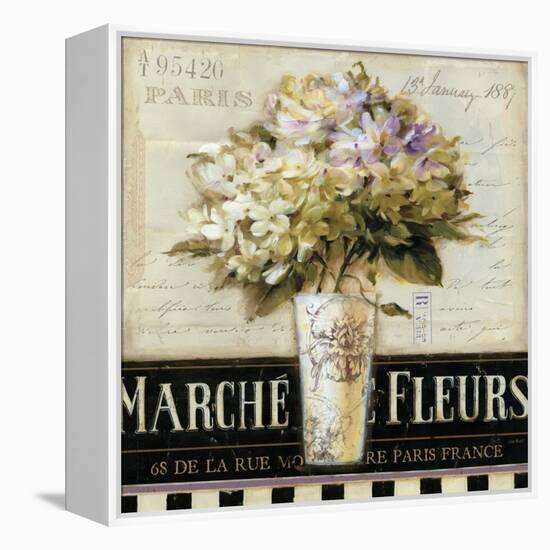Marche de  Fleurs-Lisa Audit-Framed Stretched Canvas