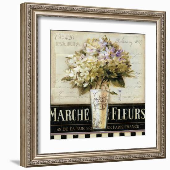Marche de  Fleurs-Lisa Audit-Framed Art Print