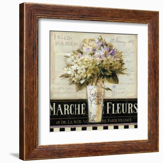 Marche de  Fleurs-Lisa Audit-Framed Art Print