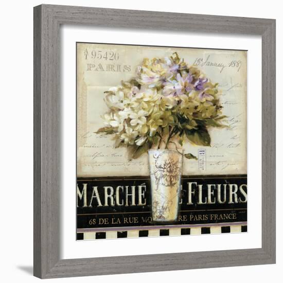 Marche de  Fleurs-Lisa Audit-Framed Art Print