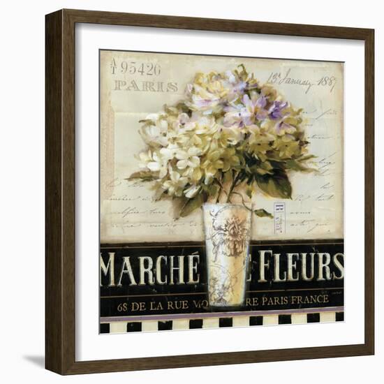 Marche de  Fleurs-Lisa Audit-Framed Art Print