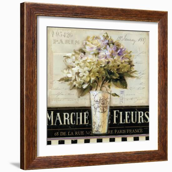 Marche de  Fleurs-Lisa Audit-Framed Art Print