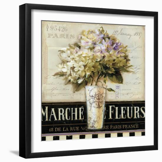 Marche de  Fleurs-Lisa Audit-Framed Art Print