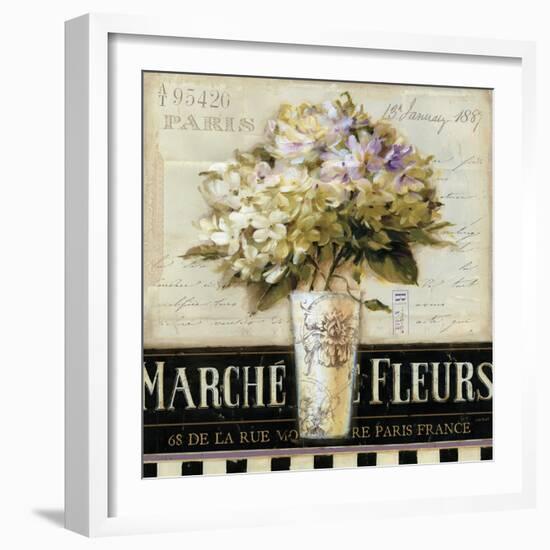 Marche de  Fleurs-Lisa Audit-Framed Art Print