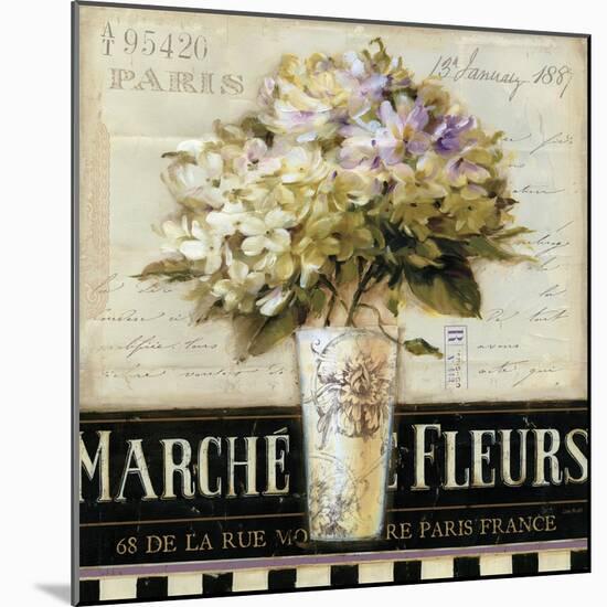 Marche de  Fleurs-Lisa Audit-Mounted Art Print