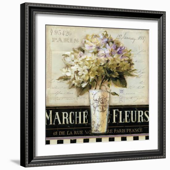 Marche de  Fleurs-Lisa Audit-Framed Art Print