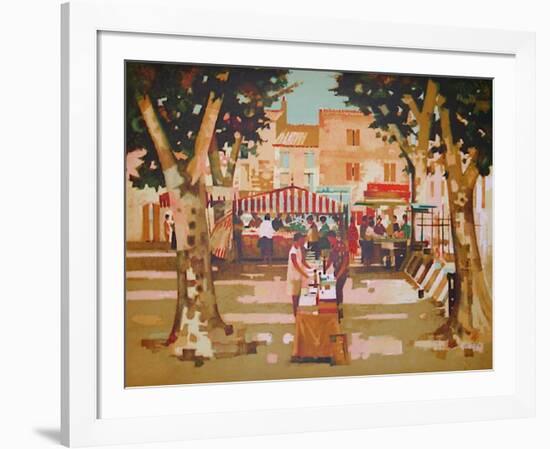 Marche en Provence-Marcel Depre-Framed Collectable Print