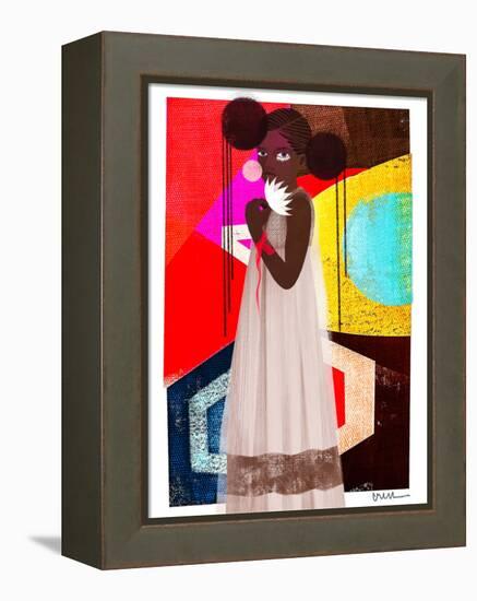 Marché-Erin K. Robinson-Framed Stretched Canvas